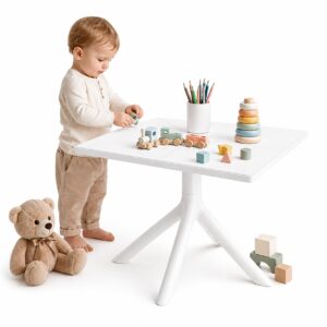 Дитячий столик Solo Mini 60×60 см — білий | Banketnimebli.com.ua | stolik-solo-dla-dzieci-mini-8jpg