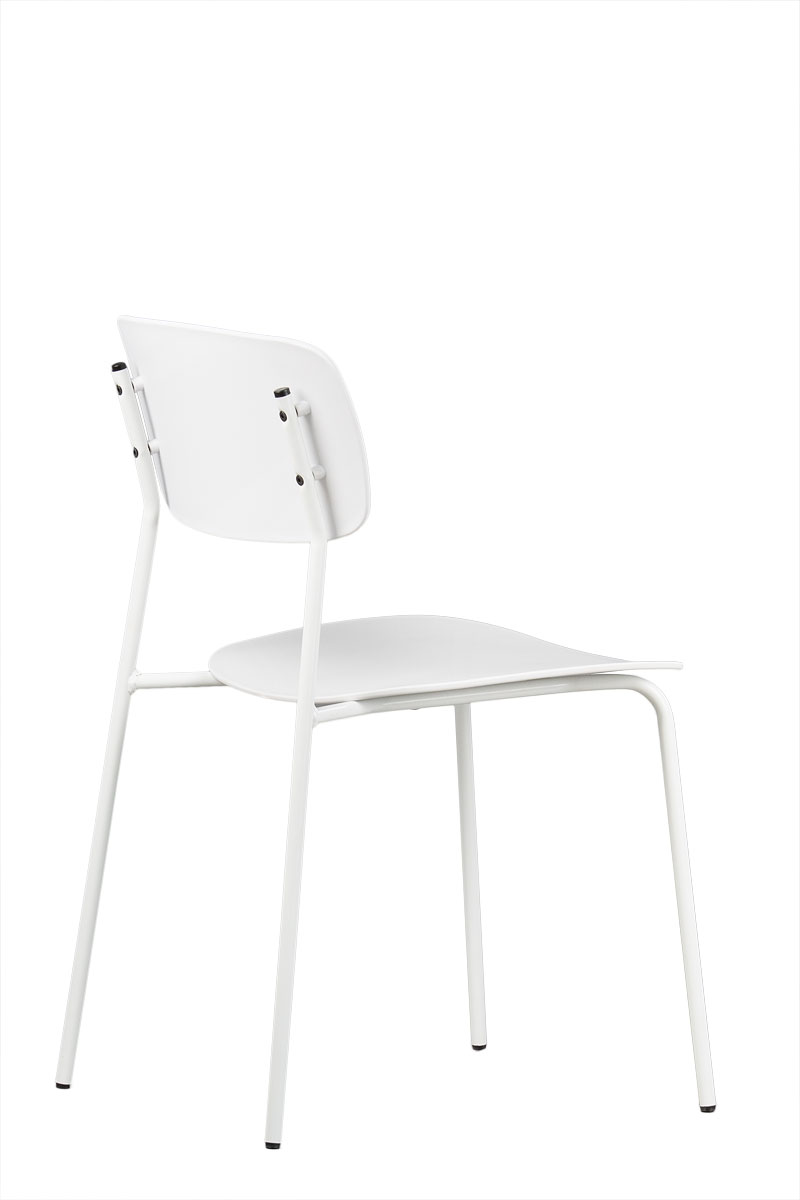 Елегантний сучасний кухонний стілець – Білий | Banketnimebli.com.ua | elegante-biale_9136jpg