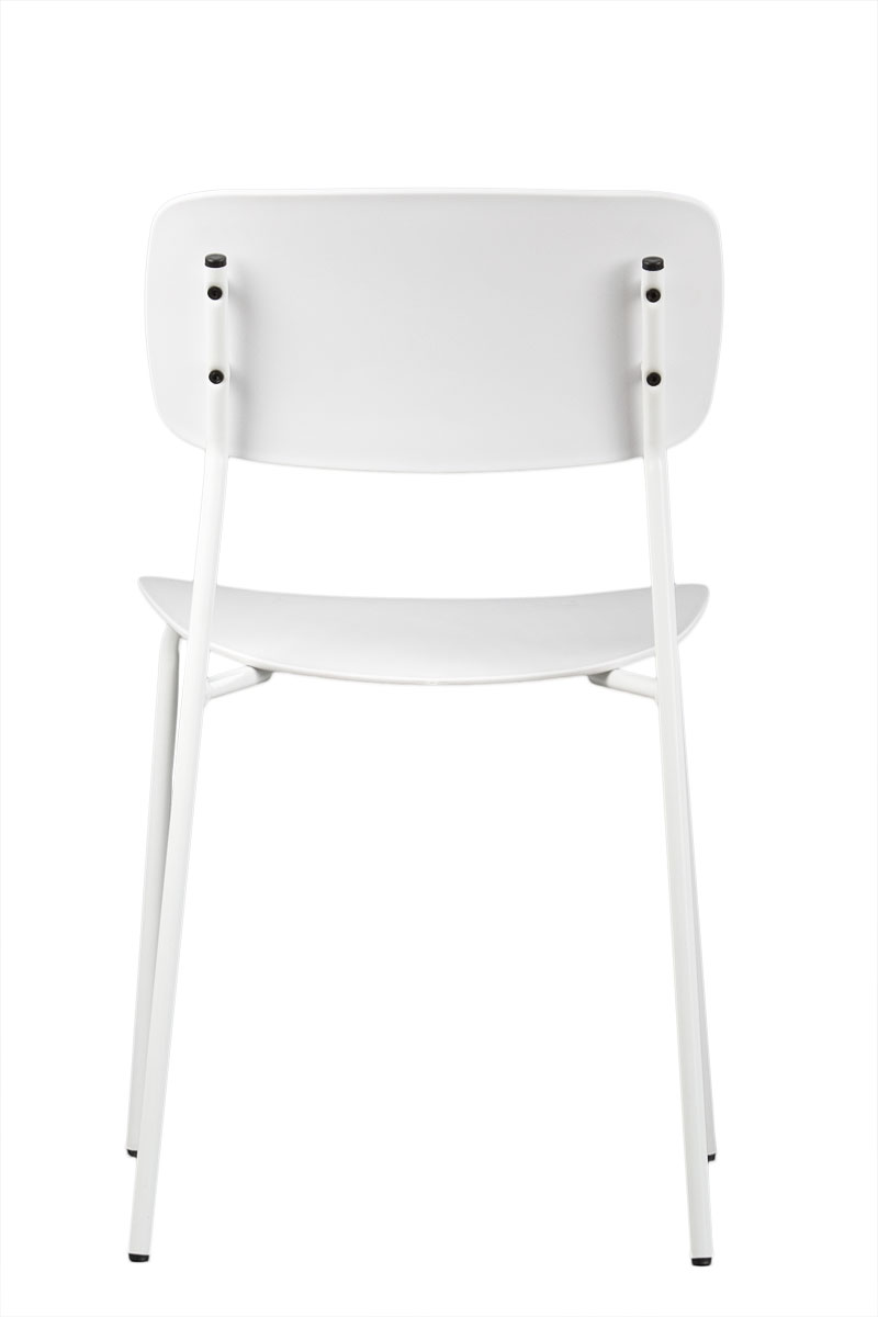 Елегантний сучасний кухонний стілець – Білий | Banketnimebli.com.ua | elegante-biale_9137jpg