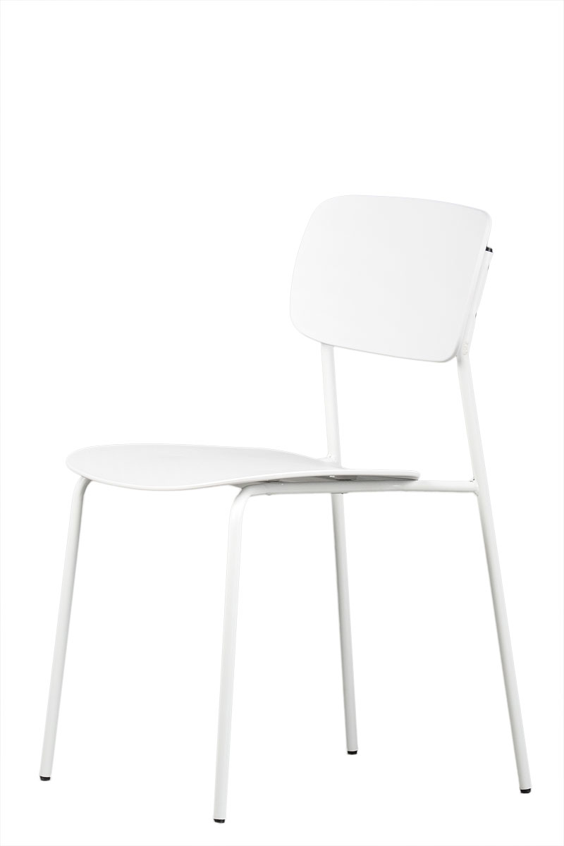 Елегантний сучасний кухонний стілець – Білий | Banketnimebli.com.ua | elegante-biale_9140jpg