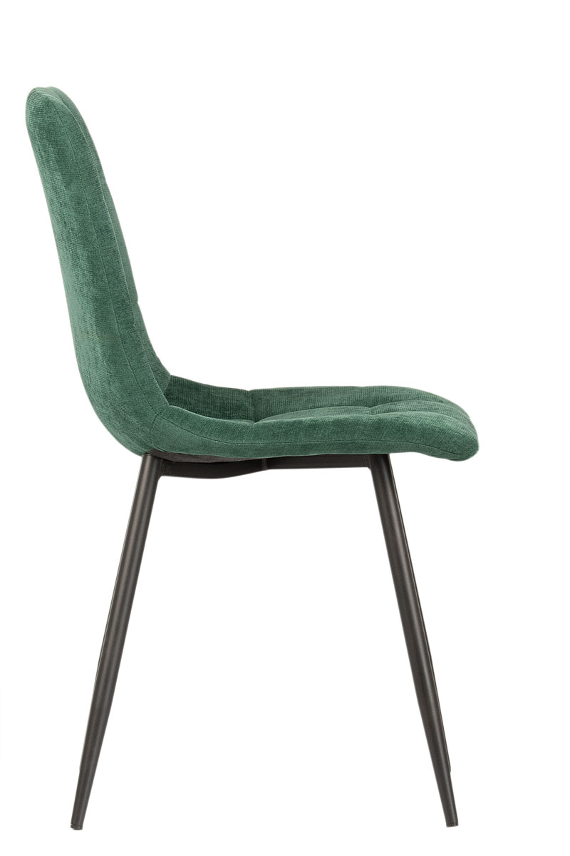 М’який скандинавський стілець Teddy – Зелений | Banketnimebli.com.ua | kawiarenka-zielone_9002jpg