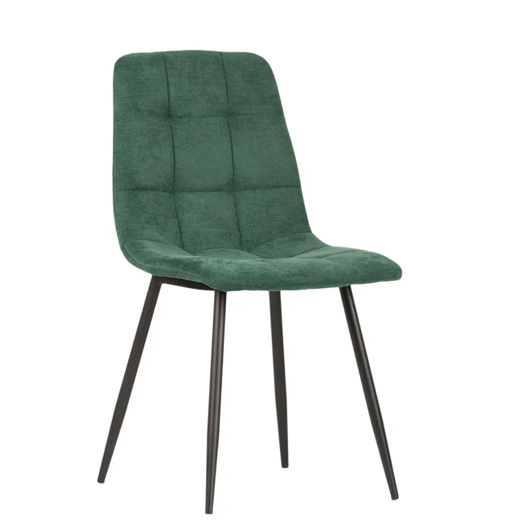 М’який скандинавський стілець Teddy – Зелений | Banketnimebli.com.ua | krzeslaonlinegrafika-promki-4webp