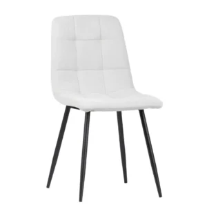 М'який скандинавський стілець Teddy - Світло-сірий