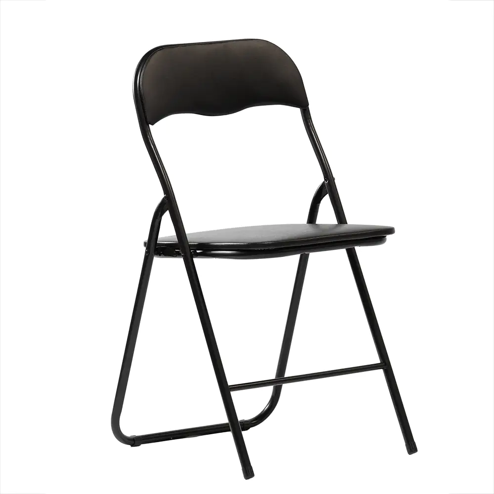 Чорний складаний садовий набір для кейтерингу – стіл 180 + 6 стільців | Banketnimebli.com.ua | D50_4660-1kwebp