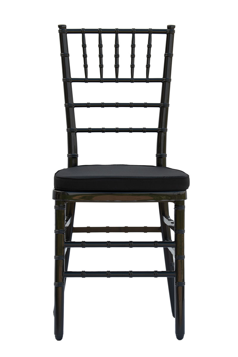Тканинна подушка 40×40см для стільця Chiavari – чорна | Banketnimebli.com.ua | chiavari-czarne_8180-1jpg